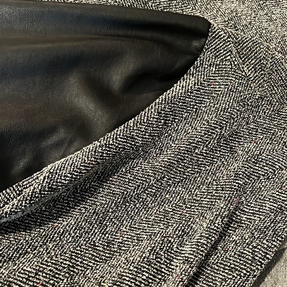 Jaime Faux Leather Cardigan Sweater Jacket Size 2x - Picture 10 of 10